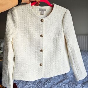 Cardigan Jacket Coat Top Blazer Luxury Minimalist elegant XS blazers beige